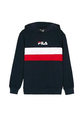 Felpe Fila Ellanah Blu Navy Per Bambino 