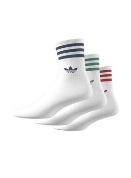 Pack Calzini Adidas CRW bianchi per Bambino e Bambina