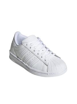 Sneaker Adidas Superstar bianco Bambino e Bambina