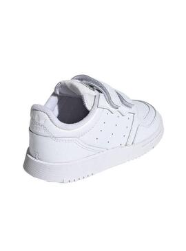 Sneaker Adidas Supercourt bianco Bambino e Bambina
