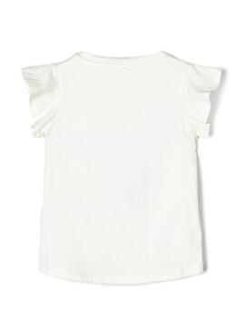 T-Shirt Name It Dara Bianco per Bambina