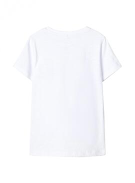 T-Shirt Name It Dinette Bianco for Girl