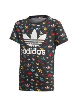 T-Shirt Adidas TEE nero per Bambino e Bambina