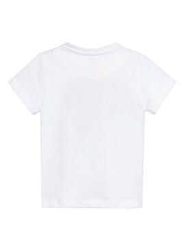 T-Shirt Mayoral Scudi Bianco Per Bambino