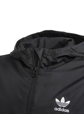 Windbreaker Adidas Lock Up Negro per Bambino