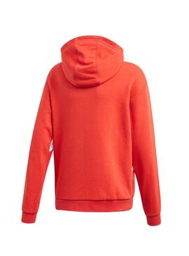 Felpe Adidas BG Trefoil Hood Rosso Bambino y Bambina