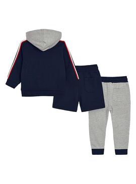 Tuta Sportiva Mayoral 2 Pantaloni Blu navy Per Bambino