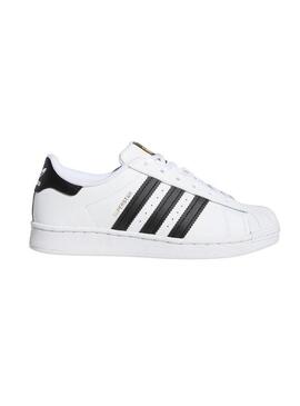 Sneaker Adidas Superstar C Bianco Bambino e Bambina