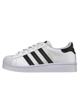 Sneaker Adidas Superstar C Bianco Bambino e Bambina