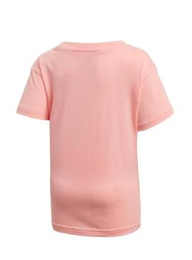 T-Shirt Adidas Trefoil Tee Pink per Bambina