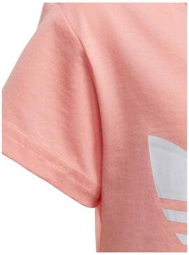T-Shirt Adidas Trefoil Tee Pink per Bambina