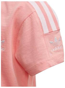 T-Shirt Adidas New Icon Rosa per Bambina