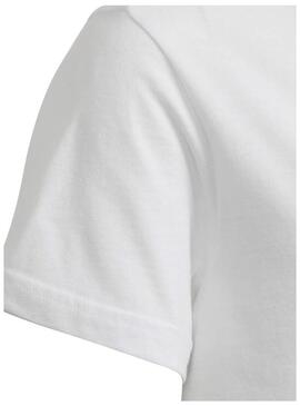 T-Shirt Adidas Big Trefoil Bianco Bambino y Bambina