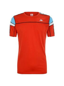 T-Shirt Kappa Arar Rosso da uomo
