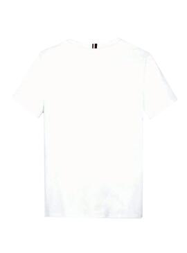 T-Shirt Tommy Hilfiger bianco vela per ragazzi