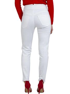 Pantalone bianco da donna Naf Naf Paris