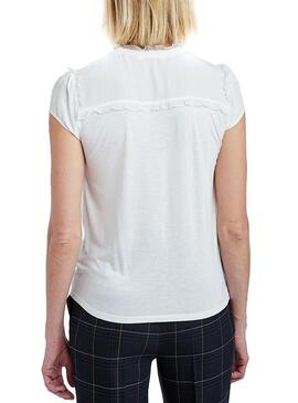 T-Shirt Naf Naf Doll Bianco da donna