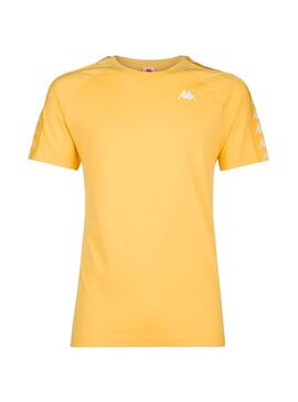 T-Shirt Kappa Coen Slim giallo per uomo