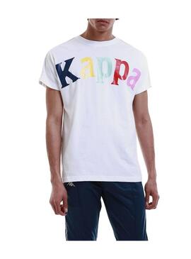T-Shirt Kappa Cultin White da uomo