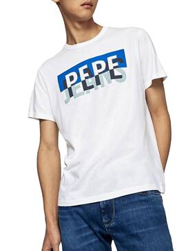 T-Shirt Pepe Jeans Micah Bianco Uomo