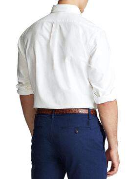 Camicia Polo Ralph Lauren Basic  Bianco da Uomo