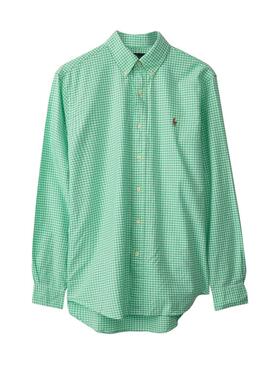 Camicia Polo Ralph Lauren Vichy Verde da Uomo