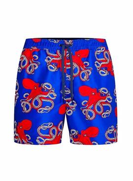 Costume da bagno Tommy Hilfiger Octopus Blue da uomo