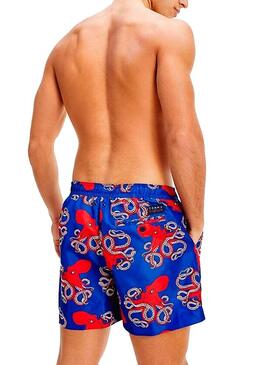 Costume da bagno Tommy Hilfiger Octopus Blue da uomo