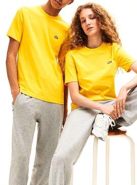 T-Shirt Lacoste Live Unisex giallo