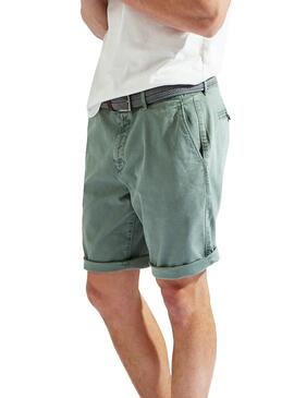 Bermuda Hackett Dye Verde per Uomo
