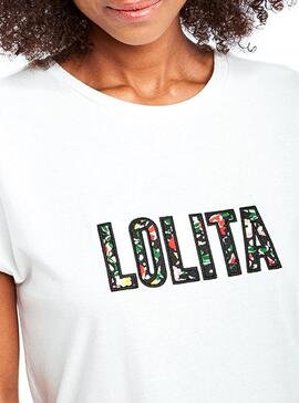 T-Shirt Naf Naf Lolita Beige da donna
