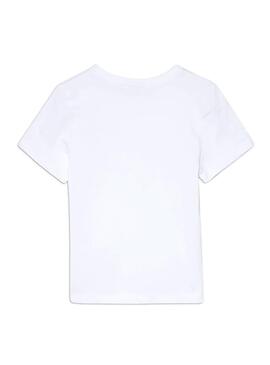 T-Shirt Calvin Klein Jeans Basic  Bianco per Bambino