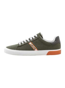 Sneaker Levis Skinner Verde da Uomo