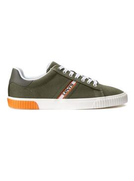 Sneaker Levis Skinner Verde da Uomo