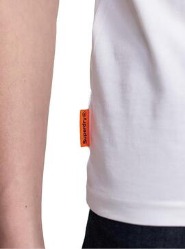 T-Shirt Superdry Collective Bianco per Uomo