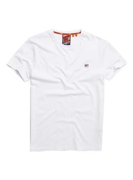 T-Shirt Superdry Collective Bianco per Uomo