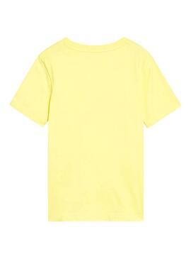 T-shirt Calvin Klein Jeans Monogram Giallo