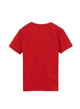 T-Shirt Lacoste Basic Rosso da Bambino