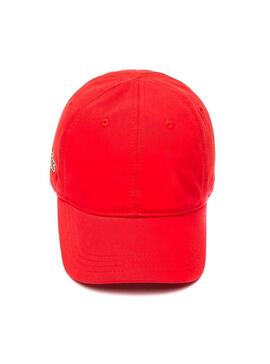 Cappellino Lacoste Basic Rosso per bambino e bambina
