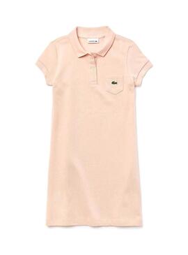 Vestito Lacoste Tennis rosa per bambina