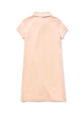 Vestito Lacoste Tennis rosa per bambina