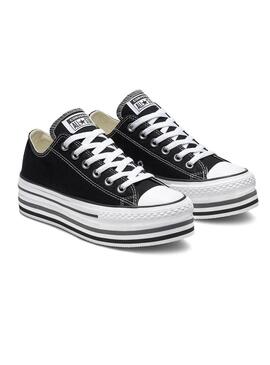 Converse Chuck Taylor All Star Platform Negro