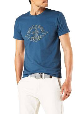 T-Shirt Dockers Graphic Blu per uomo