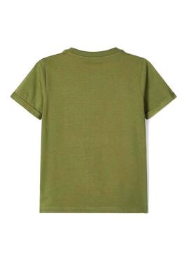 T-Shirt Name It Vux Verde per Bambino