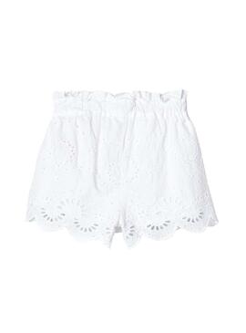 Shorts Name It Felicity Bianco per Bambina