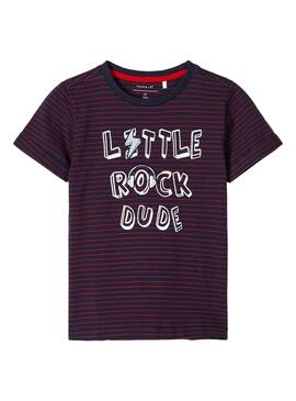 T-Shirt Name It Dylan Blu per Bambino
