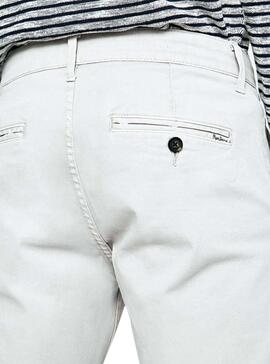 Pantaloni Pepe Jeans Charly White da uomo