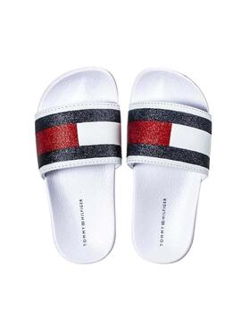 Sandali Tommy Hilfiger Flag Print Biancas Bambina