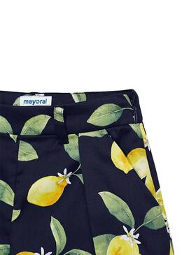 Short Mayoral Lemon Blu per Bambina