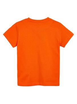 T-Shirt Mayoral Safari Orange per Bambino